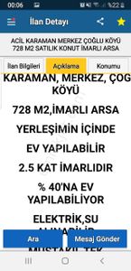 Arsa-Konut İmarlı