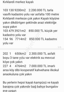 Arsa-Tarla