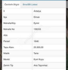 Arsa-Tarla