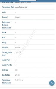 Arsa-Konut İmarlı