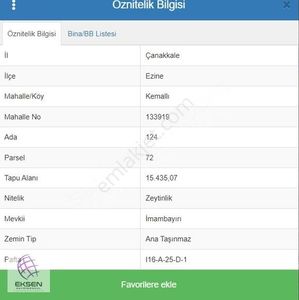 Arsa-Zeytinlik