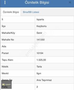 Arsa-Tarla