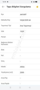 Arsa-Konut İmarlı