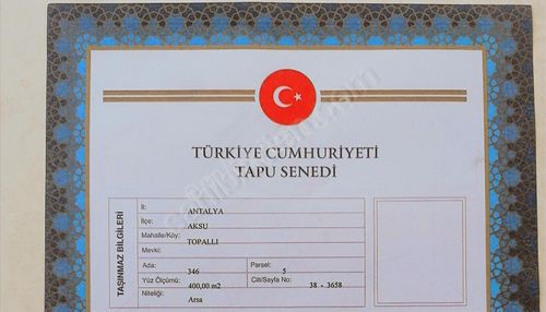 Arsa-Villa İmarlı