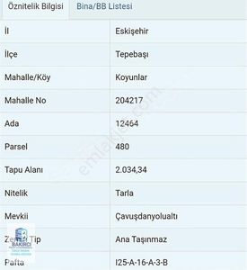 Arsa-Tarla