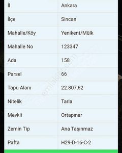 Arsa-Sanayi İmarlı