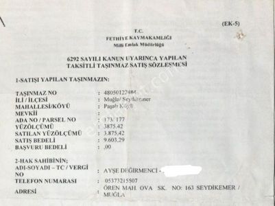 Arsa-Tarla