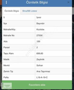 Arsa-Zeytinlik