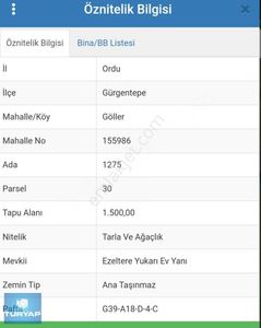 Arsa-Tarla