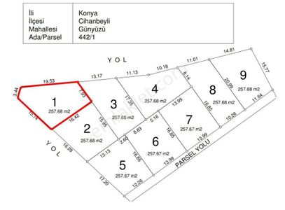 Arsa-Konut İmarlı