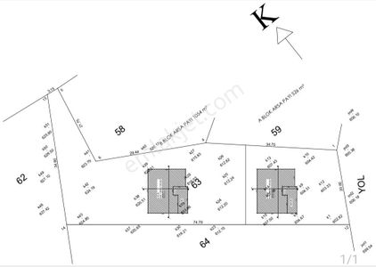 Arsa-Konut İmarlı