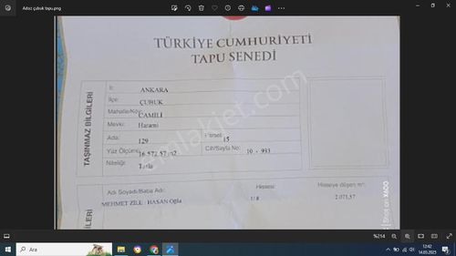 Arsa-Tarla