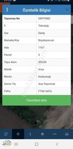 Arsa-Konut İmarlı
