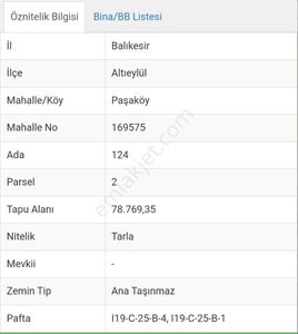 Arsa-Tarla