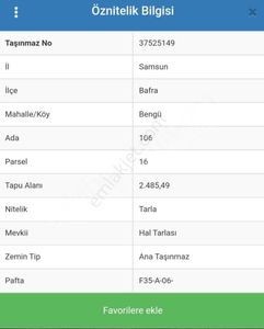 Arsa-Tarla