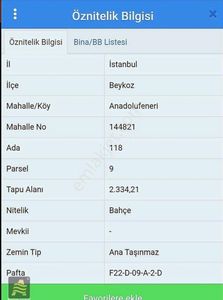 Arsa-Bağ & Bahçe