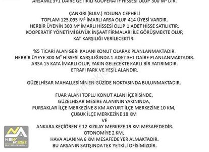 Arsa-Konut İmarlı