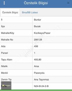 Arsa-Konut İmarlı
