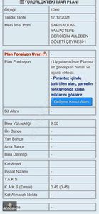 Arsa-Villa İmarlı