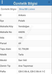 Arsa-Tarla