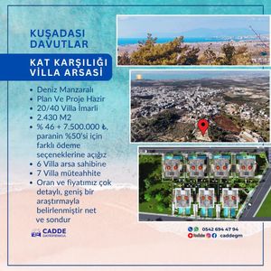 Arsa-Villa İmarlı