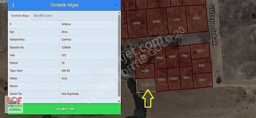 Arsa-Konut İmarlı