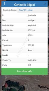 Arsa-Konut İmarlı