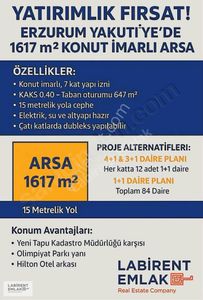 Arsa-Konut İmarlı