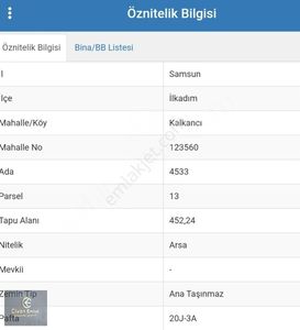 Arsa-Konut İmarlı