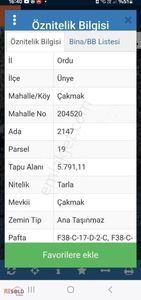 Arsa-Tarla