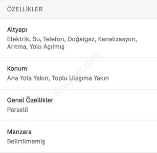 Arsa-Konut İmarlı