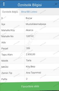 Arsa-Tarla