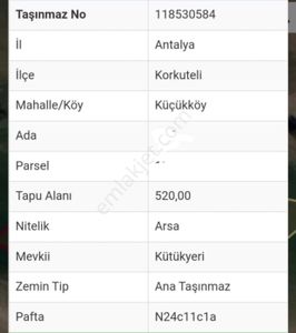 Arsa-Tarla