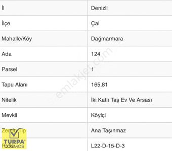 Arsa-Konut İmarlı
