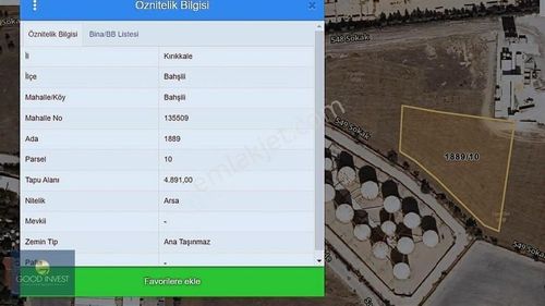 Arsa-Sanayi İmarlı