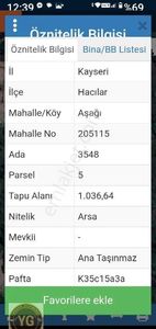 Arsa-Konut İmarlı