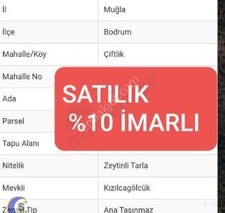 Arsa-Konut İmarlı