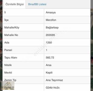 Arsa-Konut İmarlı