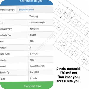 Arsa-Villa İmarlı