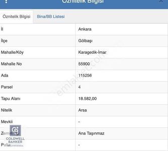 Arsa-Konut İmarlı