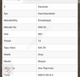 Arsa-Konut İmarlı