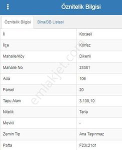 Arsa-Tarla