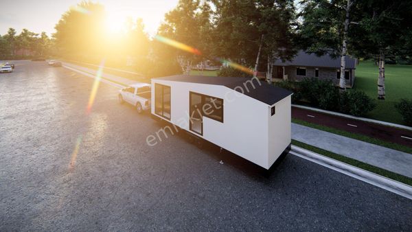  tiny house prefabrik ev tekerlekli ev çekme karavan