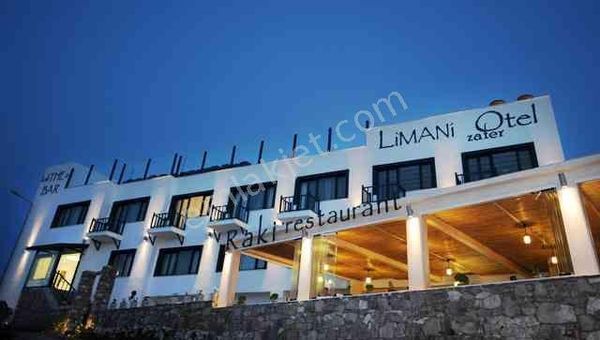  Bozcaada'nın en prestijli oteli Limani Zafer Otel, Muhteşem deniz manzaralı, Merkezde Satılık