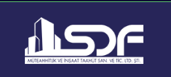 SDF İnşaat Logo