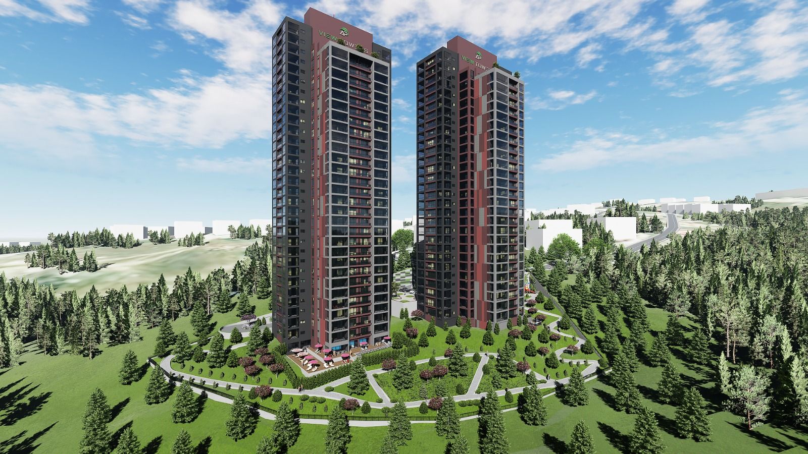 Konut Projesi AP View Towers , Yenimahalle, Ankara