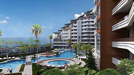 Konut Projesi Sunis Blue Residence, Konyaaltı, Antalya