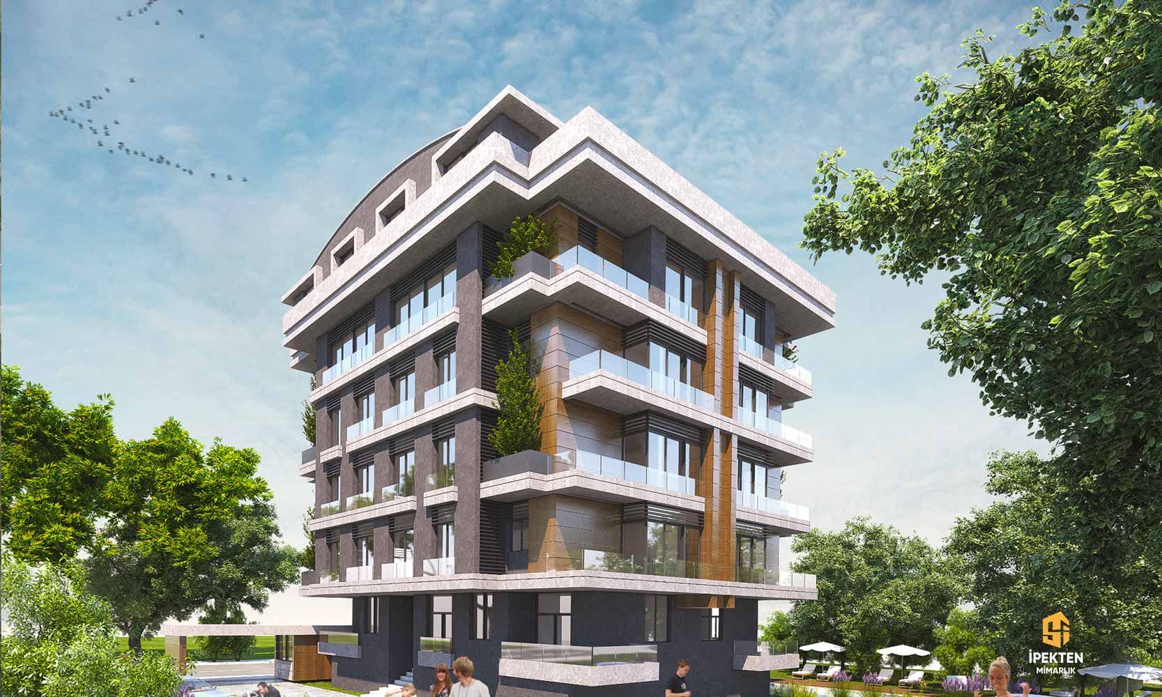 Konut Projesi Corner Residence, Konyaaltı, Antalya