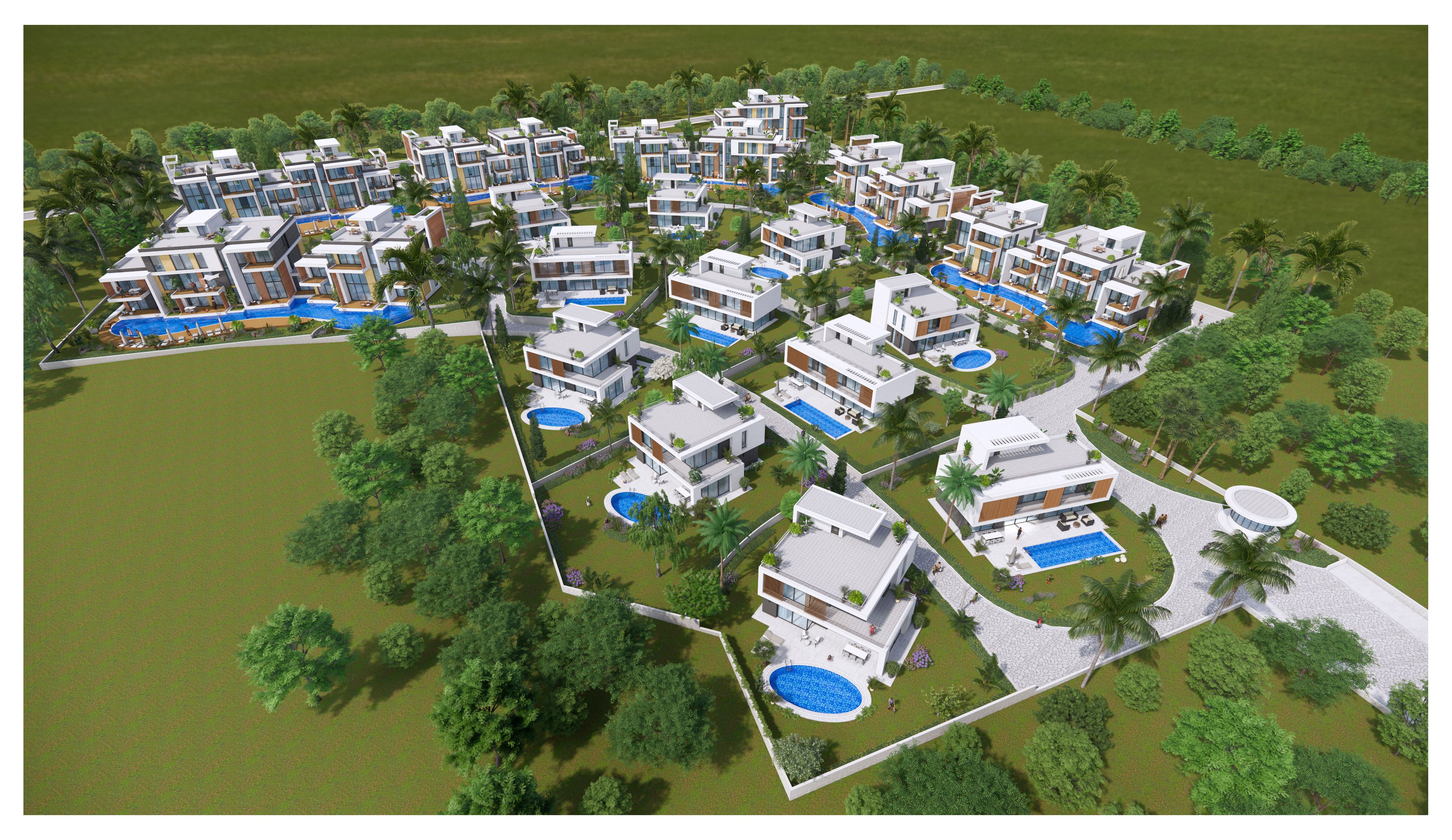 Konut Projesi Panorama Homes Tatlısu, Girne, KKTC