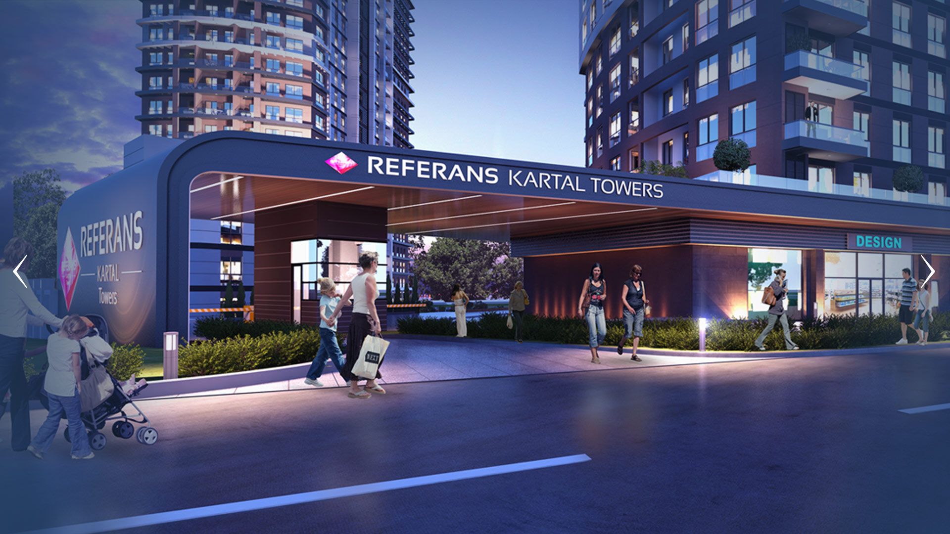 Konut Projesi Referans Kartal Towers, Kartal, İstanbul